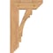 Ekena Millwork Merced Slat Smooth Bracket, Western Red Cedar, 5 1/2"W x 20"D x 32"H BKT06X20X32MRC06SWR - alternate 2
